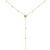 Satya Jewelry Light Of Day Gold Lariat Necklace In Gold