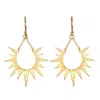 Satya Jewelry Lucent Glow Starburst Linear Drop Earrings In Gold