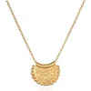 Satya Jewelry Mini Mandala Necklace In Gold