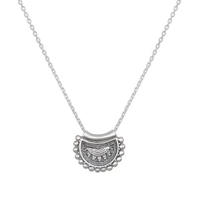 Satya Jewelry Mini Mandala Silver Necklace