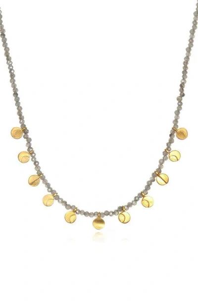 Satya Jewelry Mystical Moonlight Necklace In Gold