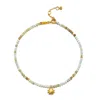 Satya Jewelry New Dawn Peruvian Opal Anklet In White