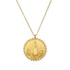 Satya Jewelry Our Lady Of Guadalupe, Divine Mother Necklace In Gold
