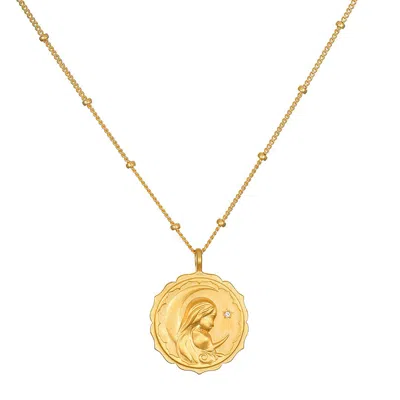 Satya Jewelry Protective Goddess Gold Necklace