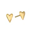 Satya Jewelry Pure Heart Earrings In Gold