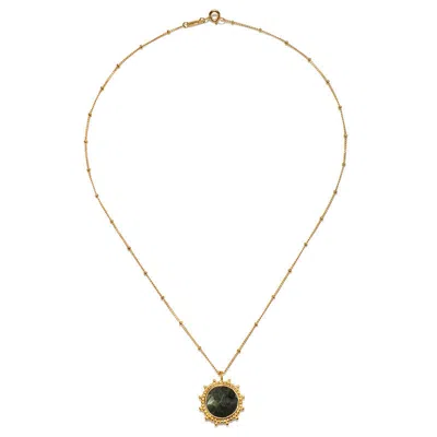 Satya Jewelry Pursue Your Truth Labradorite Necklace In Gold