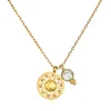 Satya Jewelry Radiate Love Sun Necklace In Gold