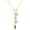 Satya Jewelry Reach For The Stars Charm Necklace Set In Gold