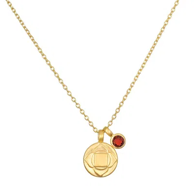 Satya Jewelry Rooted In Truth Chakra Necklace In Gold