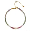 Satya Jewelry Sacred Wisdom Tourmaline Bracelet In Gold