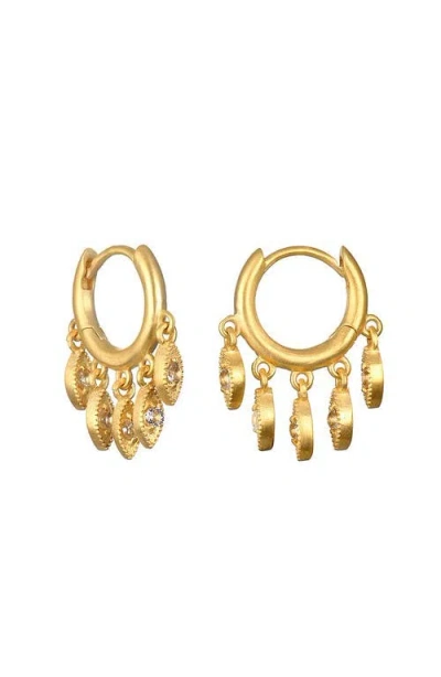 Satya Jewelry Scatter Light Huggie Earrings In Gold