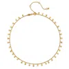 Satya Jewelry Shimmering Sky Choker Necklace In Gold