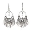Satya Jewelry Silver Veils - Petal Chandelier Earrings In Silver