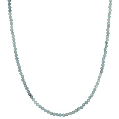 Satya Jewelry Speak Freely Blue Tourmaline Throat Chakra Choker