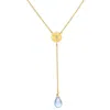 Satya Jewelry Speak With Strength Chakra Lariat Necklace In Gold