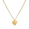 Satya Jewelry Spirit Of Love Gold Heart Necklace In Gold