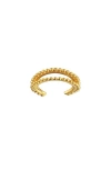 Satya Jewelry Stand By Your Side Ear Cuff In Gold