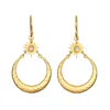 Satya Jewelry Stellar Sisterhood Moonstone Hoops In Gold