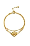 Satya Jewelry Transformed By Love Lotus Bracelet In Gold