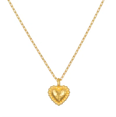 Satya Jewelry True Heart Gold Pendant Necklace