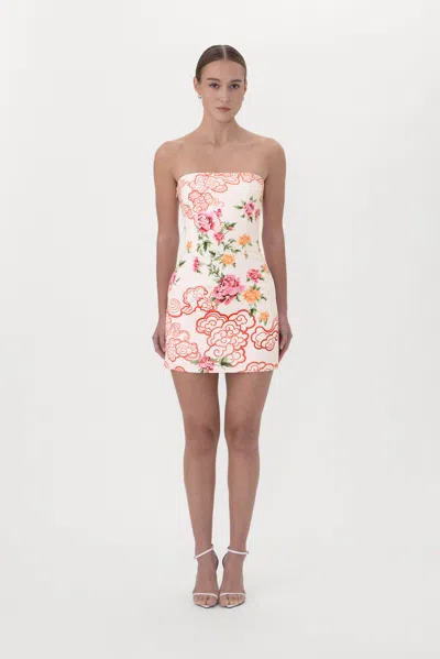 Sau Lee Aimee Mini Dress In Multi