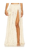 Sau Lee Amare Maxi Skirt In White