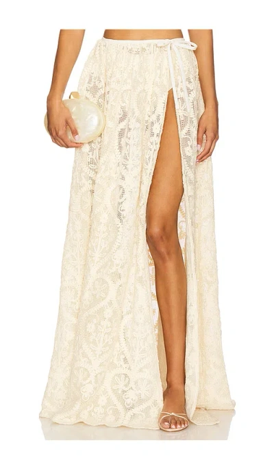 Sau Lee Amare Maxi Skirt In Neutral