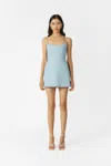Sau Lee Andi Dress In Baby Blue