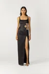 Sau Lee Bettina Dress In Black