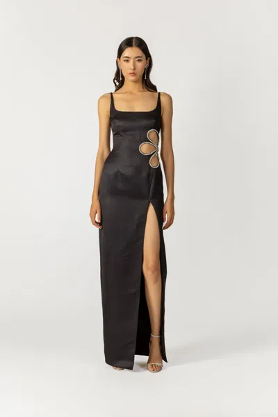Sau Lee Bettina Dress In Black