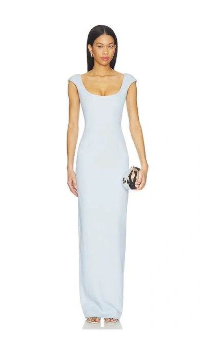 Sau Lee Brooke Gown In Blue
