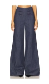 Sau Lee Brooklyn Denim Pant In Blue