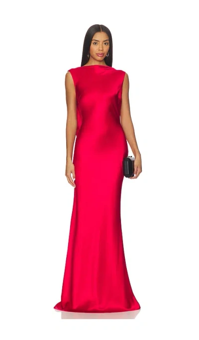 Sau Lee Callie Gown In Red