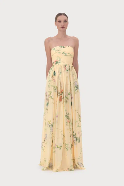 Sau Lee Camille Dress In Yellow
