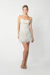 Sau Lee Carly Lace Mini Dress