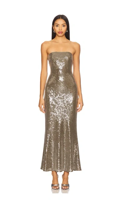 Sau Lee Ciara Dress In Green