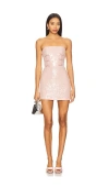 Sau Lee Cindy Mini Dress In Pink