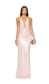 Sau Lee Claudia Gown In Neutral