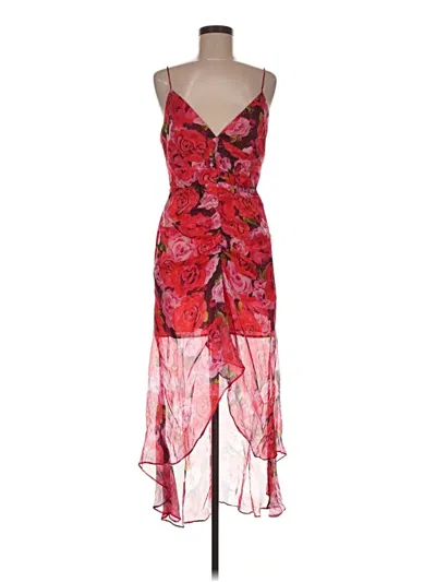 Pre-owned Sau Lee Cocktail Dress In Red