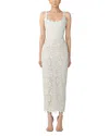 Sau Lee Coraline Floral Lace Cocktail Dress In White