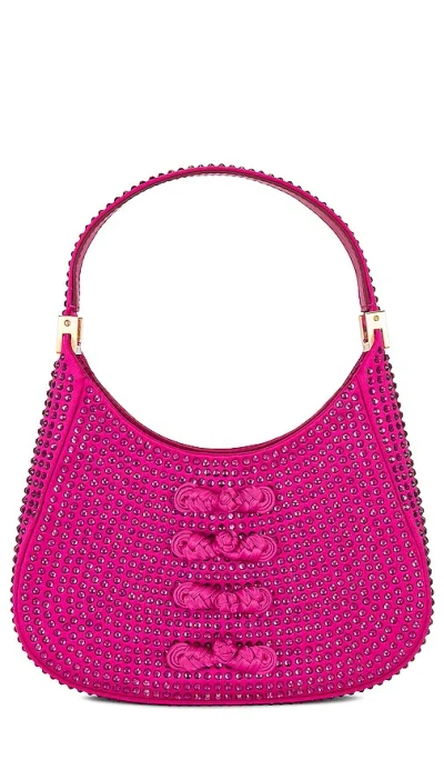 Sau Lee Crystal Mini Bag In Fuchsia