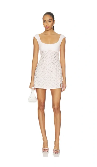 Sau Lee Daya Beaded Dress In White