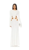 Sau Lee X Revolve Destiny Knit Dress In Ivory
