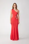 Sau Lee X Revolve Dion Knit Dress In Chilly Red