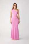 Sau Lee Dion Knit Dress In Taffy Pink