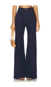 Sau Lee Dylan Denim Pant In Blue