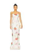 Sau Lee Elba Dress In White