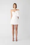 Sau Lee Elly Mini Dress In White