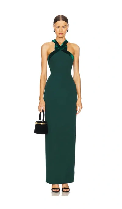 Sau Lee Eloise Gown In Evergreen