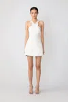 Sau Lee Elsie Mini Dress In White